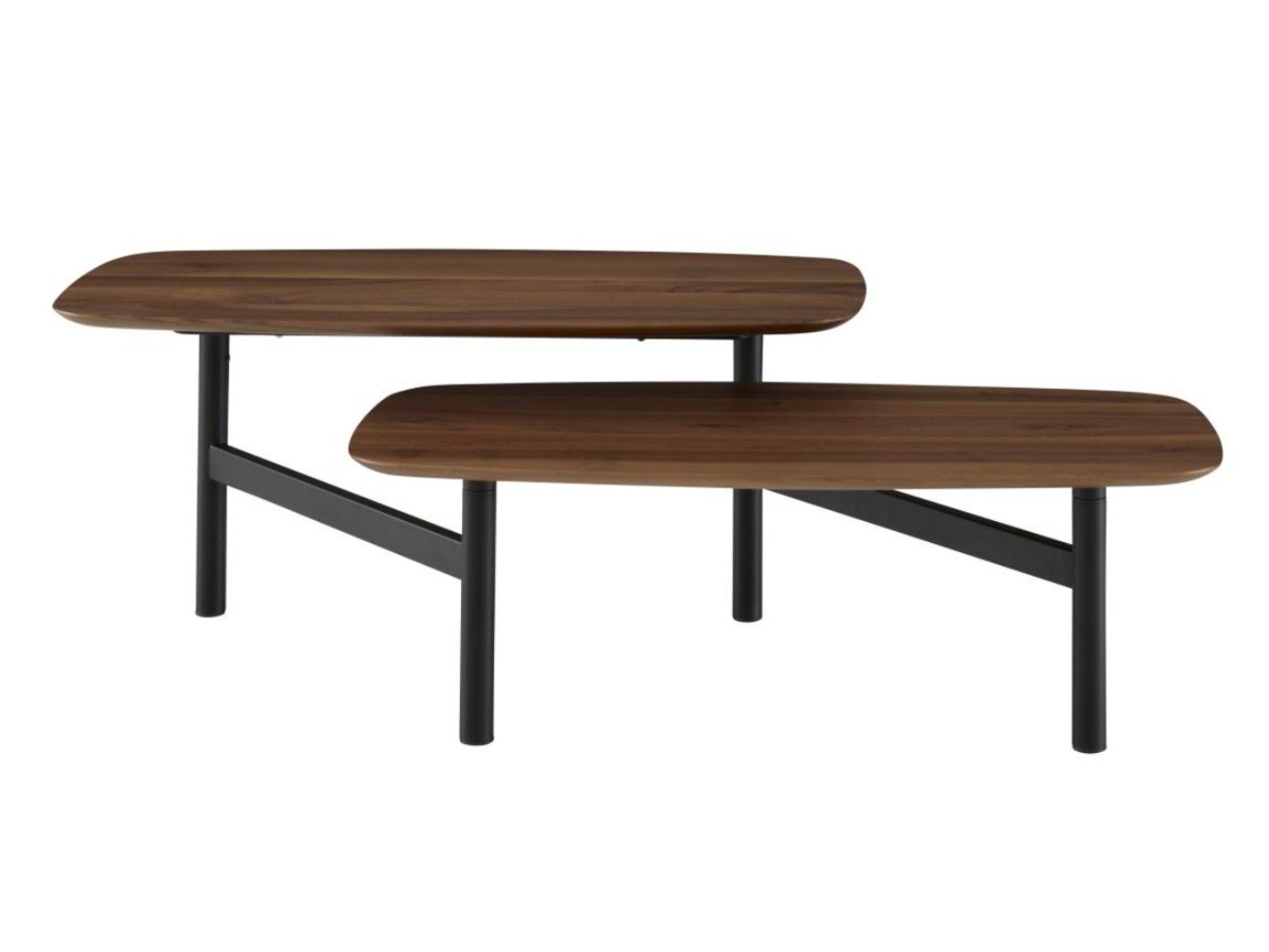 Журнальный столик из грецкого ореха Ligne Roset PANTOGRAPHE ARCH-00054480