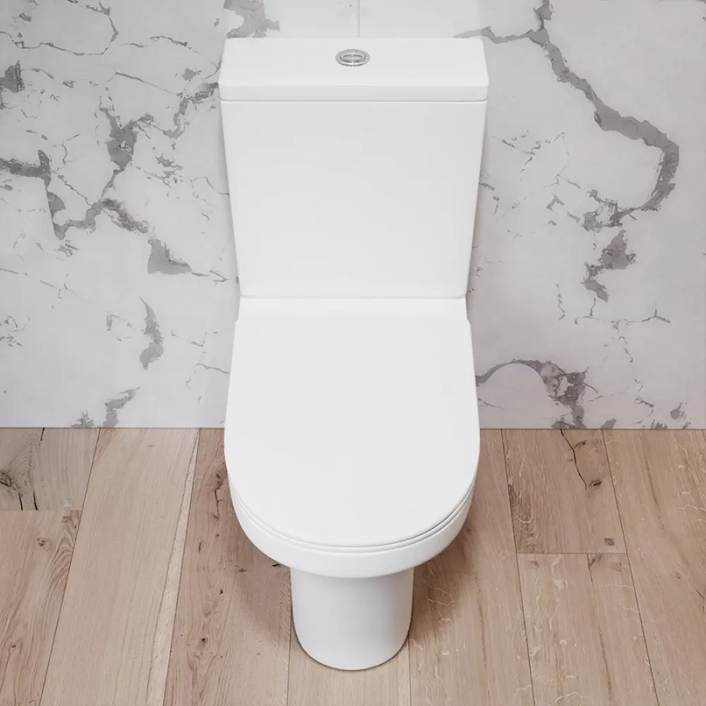 Унитаз-компакт Damixa горизонтальный выпуск с сиденьем микролифт Skyline STLM-2164500 - Вид №4