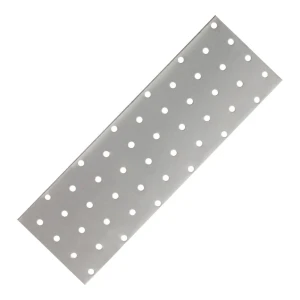 Пластина соединительная 80х240х2 мм, оцинкованная сталь