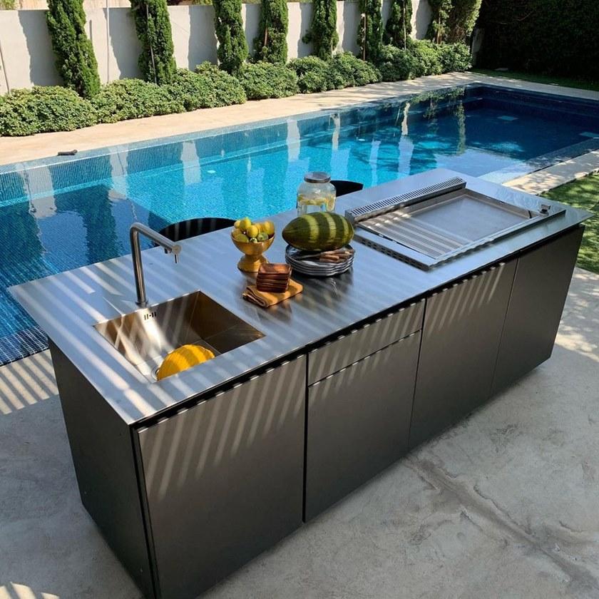 PLA.NET Outdoor Cooking Встроенный газовый мангал Oasi sun-id-1444907 - Вид №1