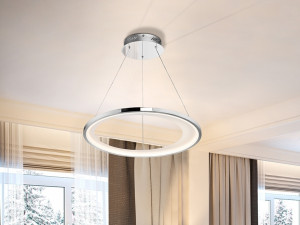 086409 Подвесной светильник 62Ø хром DIM Schuller Laris