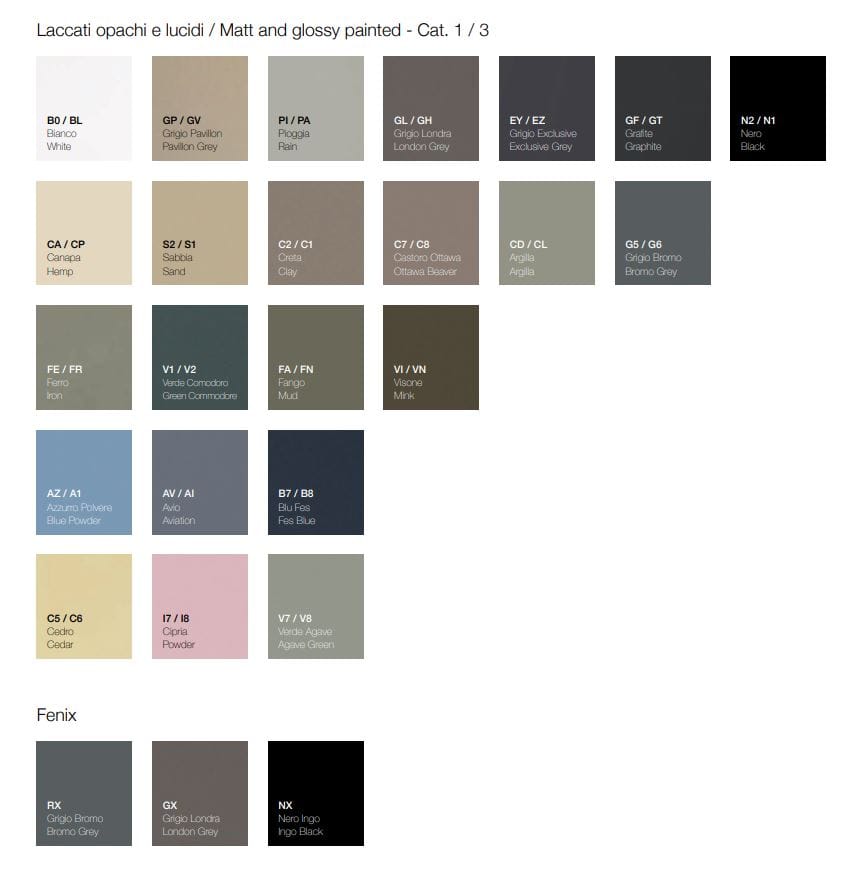 Подвесной умывальник с ящиками Falper ARCH-00024912 - Вид №2