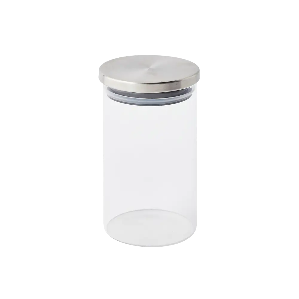 Банка Delinia 0.86 л стекло/сталь цвет прозрачный STLM-2027481