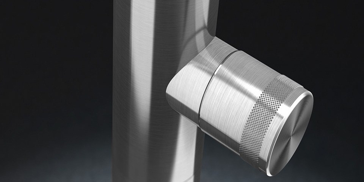 Смеситель для раковины HIRO HIR2S серебристый матовый Radomonte - Вид №1