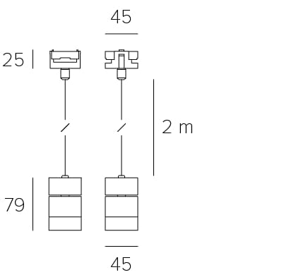 Подвесной источник для освещения на алюминиевых кабелях Letroh LEVEL ARCH-00090109 - Вид №3