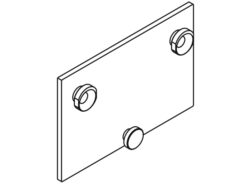 900.51.00160 Монтажная пластина HEWI System 900 - Вид №5