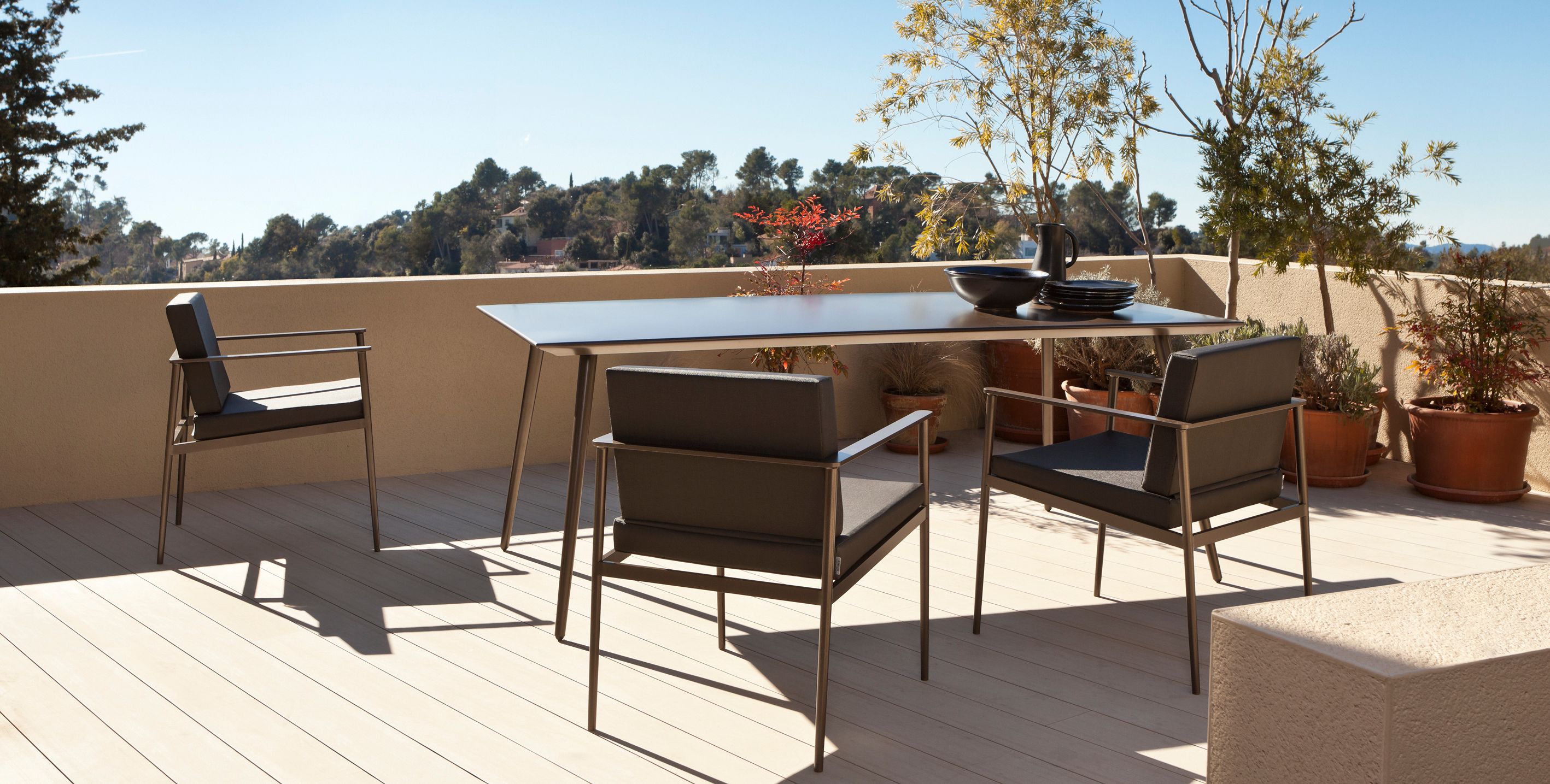 Мягкий садовый стул с подлокотниками Bivaq Vint ARCH-00038969 - Вид №2