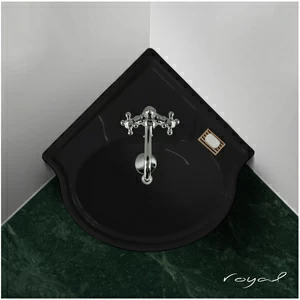 40769 Подвесная раковина настенная круглая Althea Ceramica Classic Royal черная