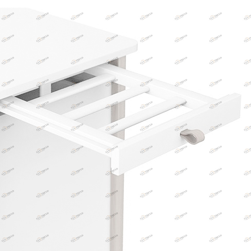 Выдвижная вешалка для комода Classic белая ELLIPSE ELLIPSE CLASSIC 351699 Белый Santreyd 