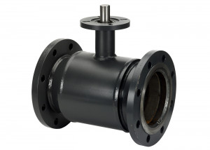 Danfoss JiP Premium FF фланцевый (фланцы на PN = 25 бар) с фланцем под ручной редукторный привод или электропривод JIP Premium FF Кран шар Ду65 Ру25 б/пр 065N0332