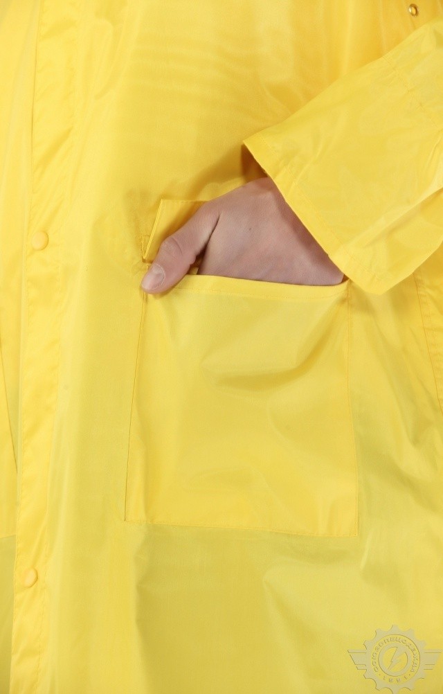 4957160 Плащ "Альбатрос ЛАЙТ" влагозащитный желтый  Непромокаемая спецодежда  размер L  - Вид №8