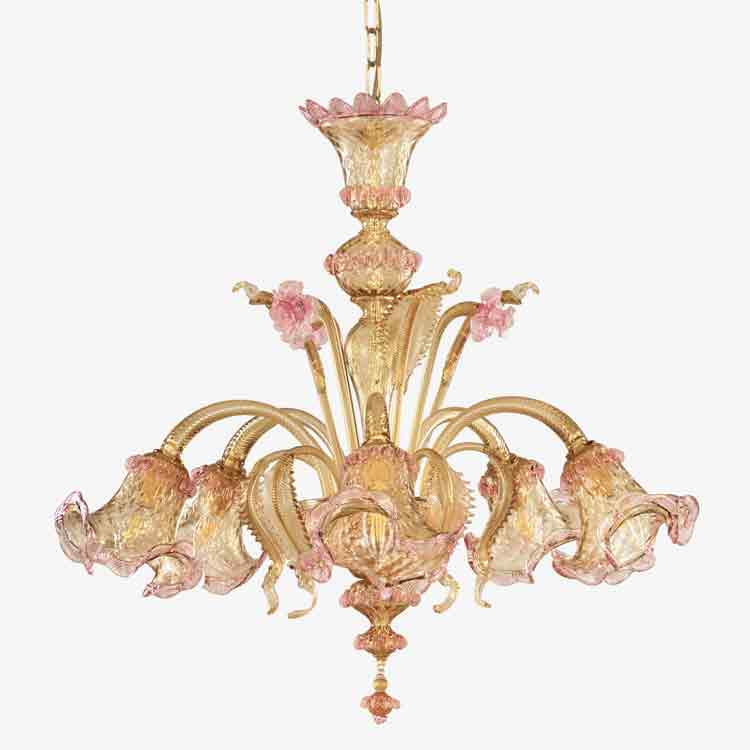 4190 ORIGINALMURANOGLASS Люстра Barena - муранское стекло OMG 75 см  - Вид №1