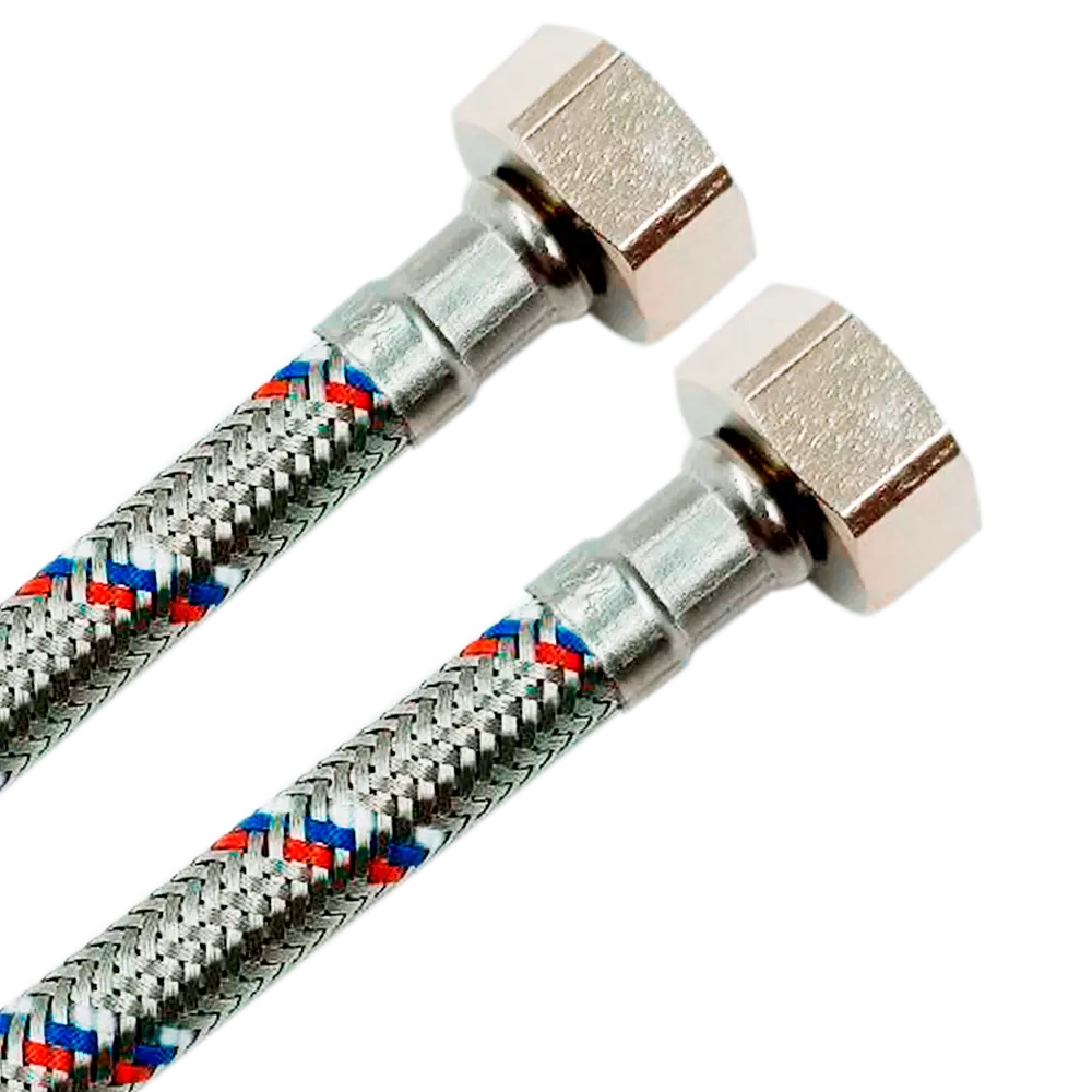 Гибкая подводка РОСТЕРМ для водоснабжения 1/2" 60 см 89409380 STLM-1577756