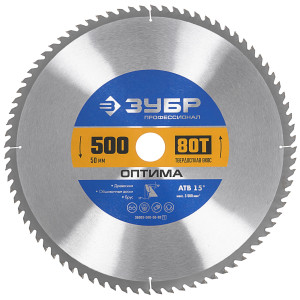 Диск пильный ЗУБР Оптима 36903-500-50-80_z01 9170518