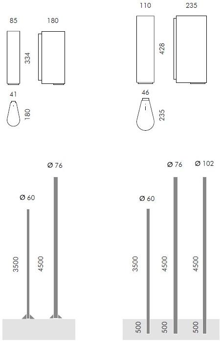 SIMES Светодиодный садовый светильник из экструдированного алюминия Smooth sun-id-1466662 - Вид №2
