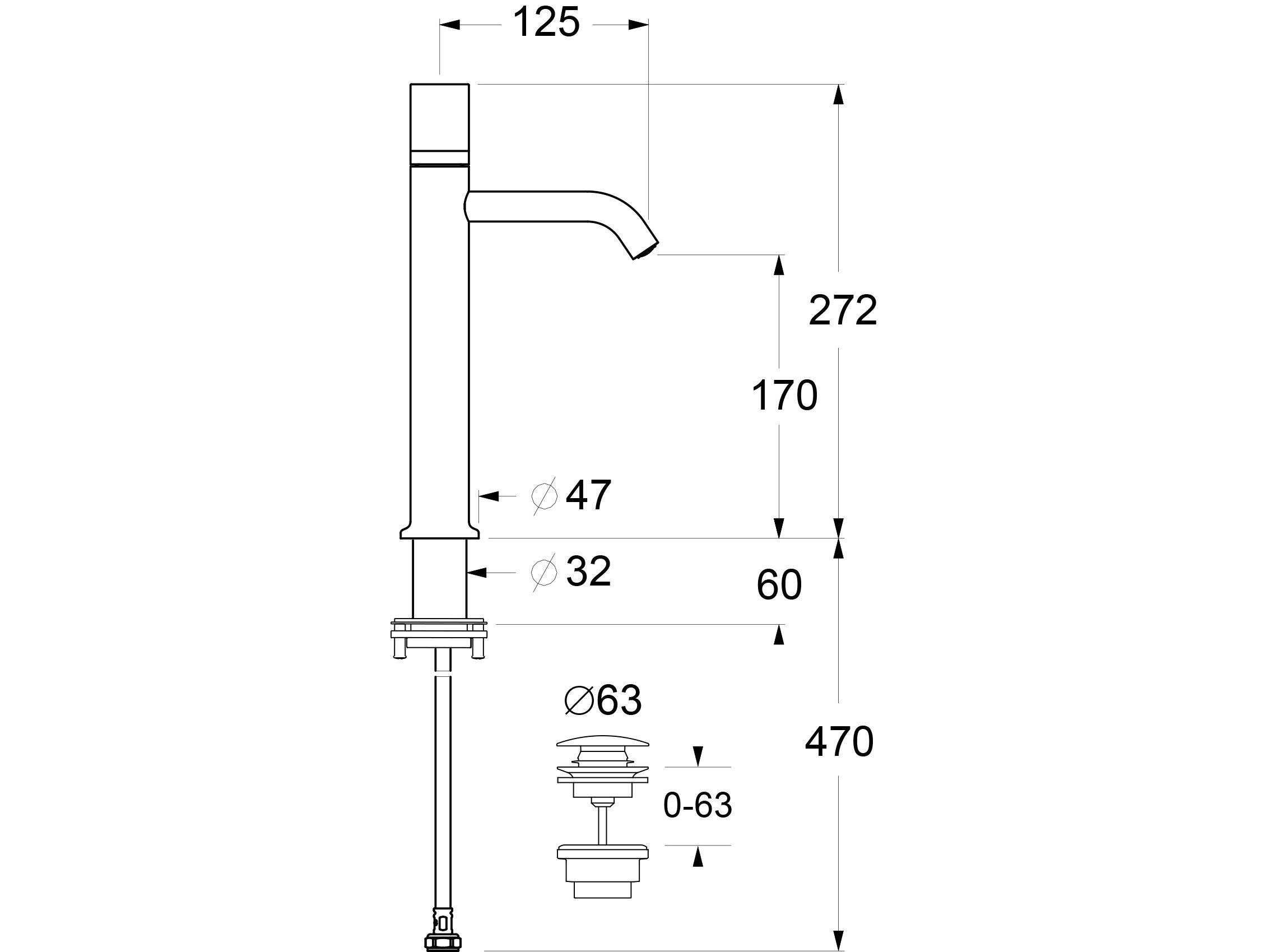 Однорычажный смеситель для раковины GUGLIELMI RUBINETTERIE Sprint Color ARCH-00029816 - Вид №11