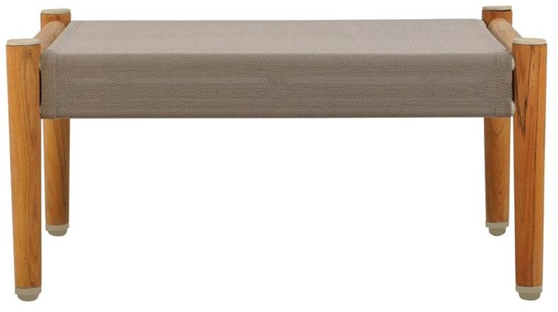 JANUS et Cie Прямоугольная подставка для ног из тика Konos sun-id-1426458 - Вид №1