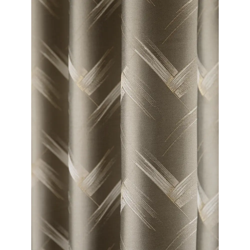 Штора на ленте Гарда 160x260 см цвет золотисто-бежевый MIAMOZA STLM-2120057 - Вид №1