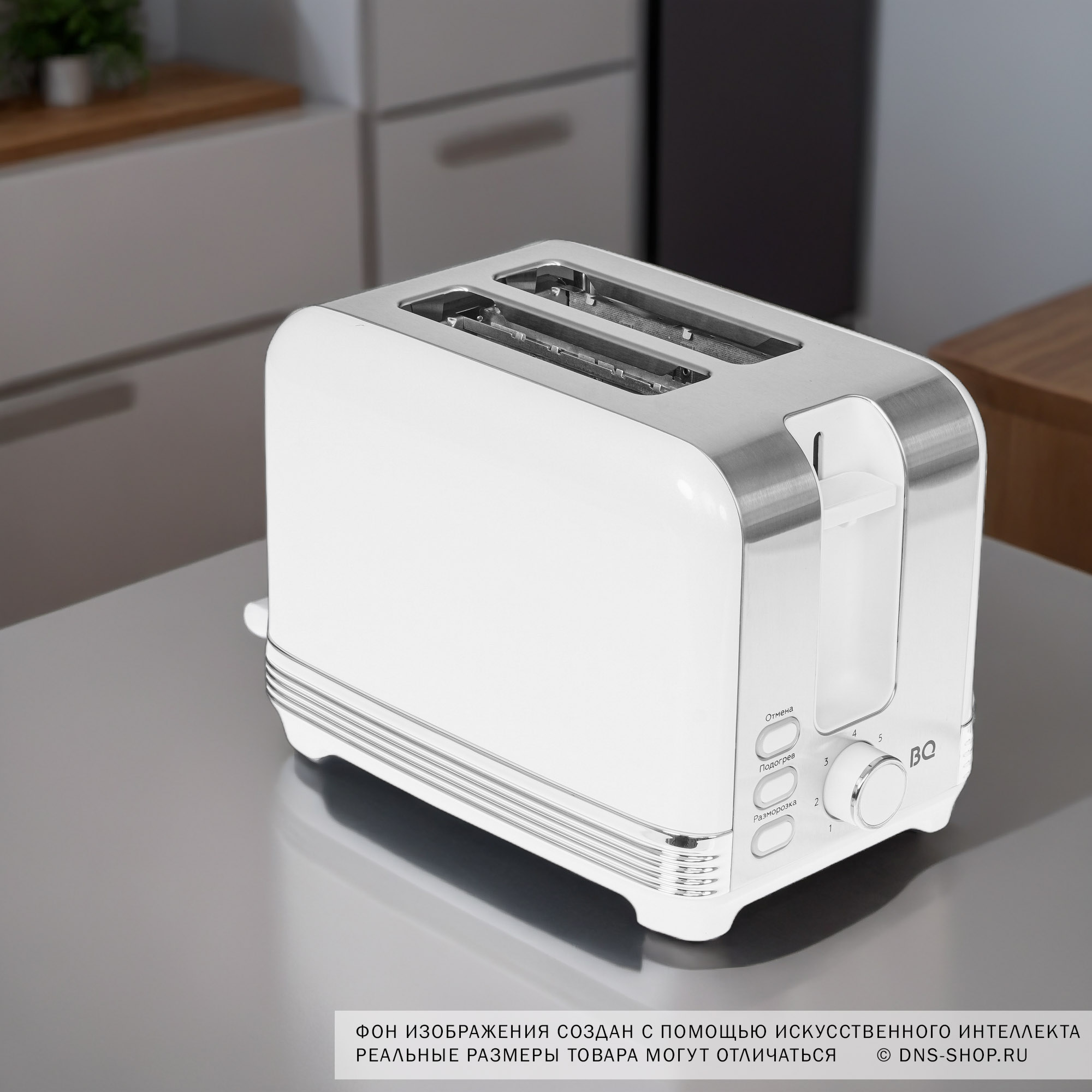 9070814 Тостер BQ T1000 белый STDN-0029922 - Вид №8