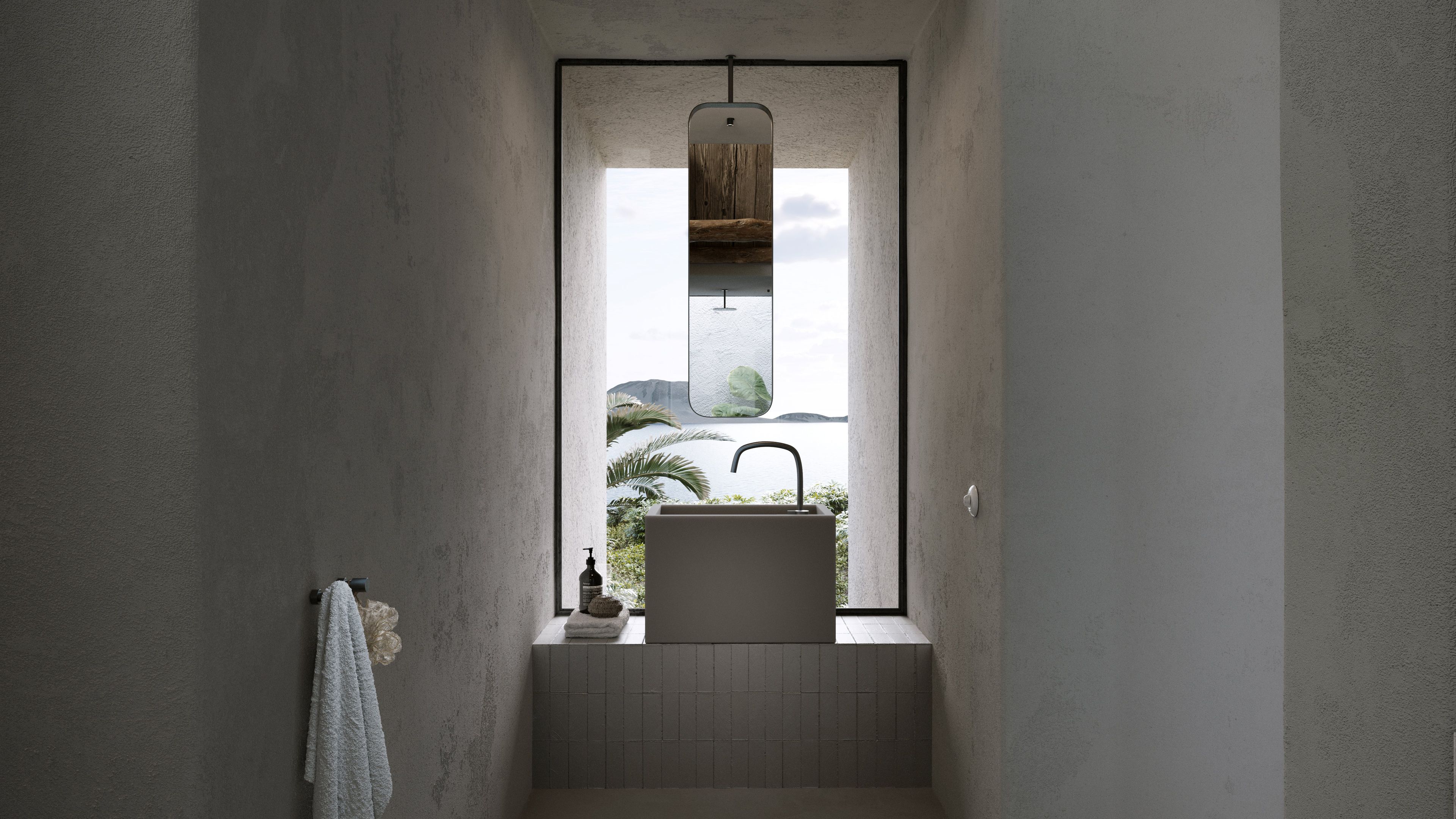 Одиночный подвесной умывальник из натурального камня COCOON Piet Boon ARCH-00052049 - Вид №49