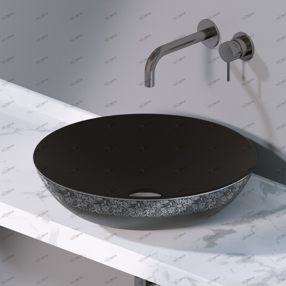 L241462P Накладная раковина на столешницу  круглая A. e T. Italia THIN AeT ITALIA