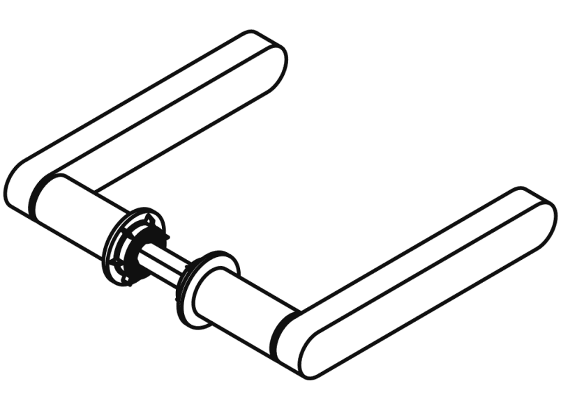 270XPM06.130 набор дверных ручек HEWI Beschläge für Innentüren  - Вид №7