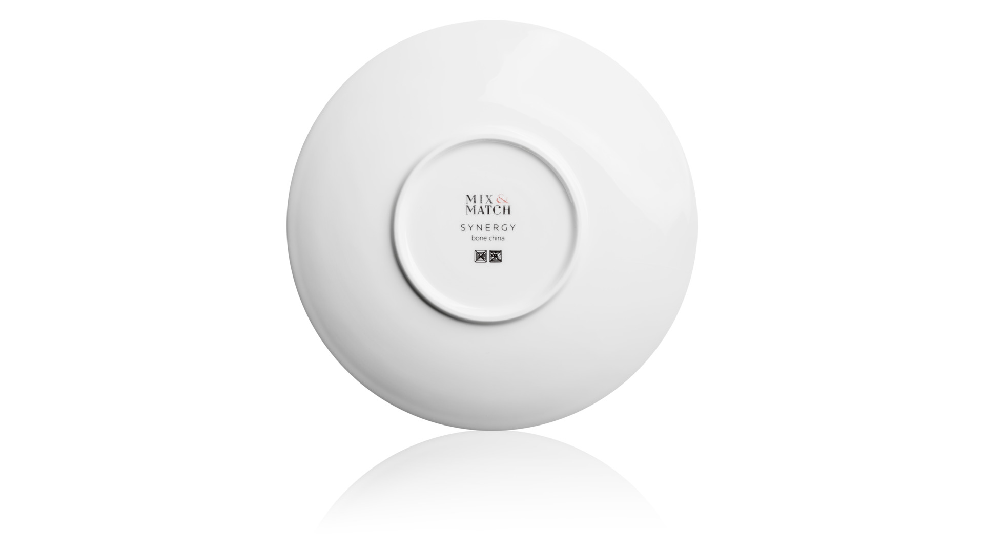 10640232 Mix&Match Чашка чайная с блюдцем Mix&Match Синергия. Платиновый кант 250мл, фарфор Фарфор костяной  - Вид №5