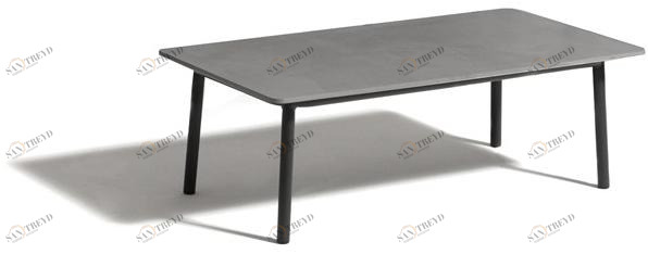 Talenti Прямоугольный столик для сада из бетона Soho Sotc