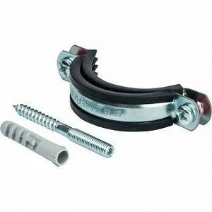 Хомут с шпилькой и дюбелем 2" (⌀59-65) STOUT