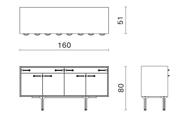 Шкаф из дуба с распашными дверями District Eight Tote ARCH-00118256 - Вид №4