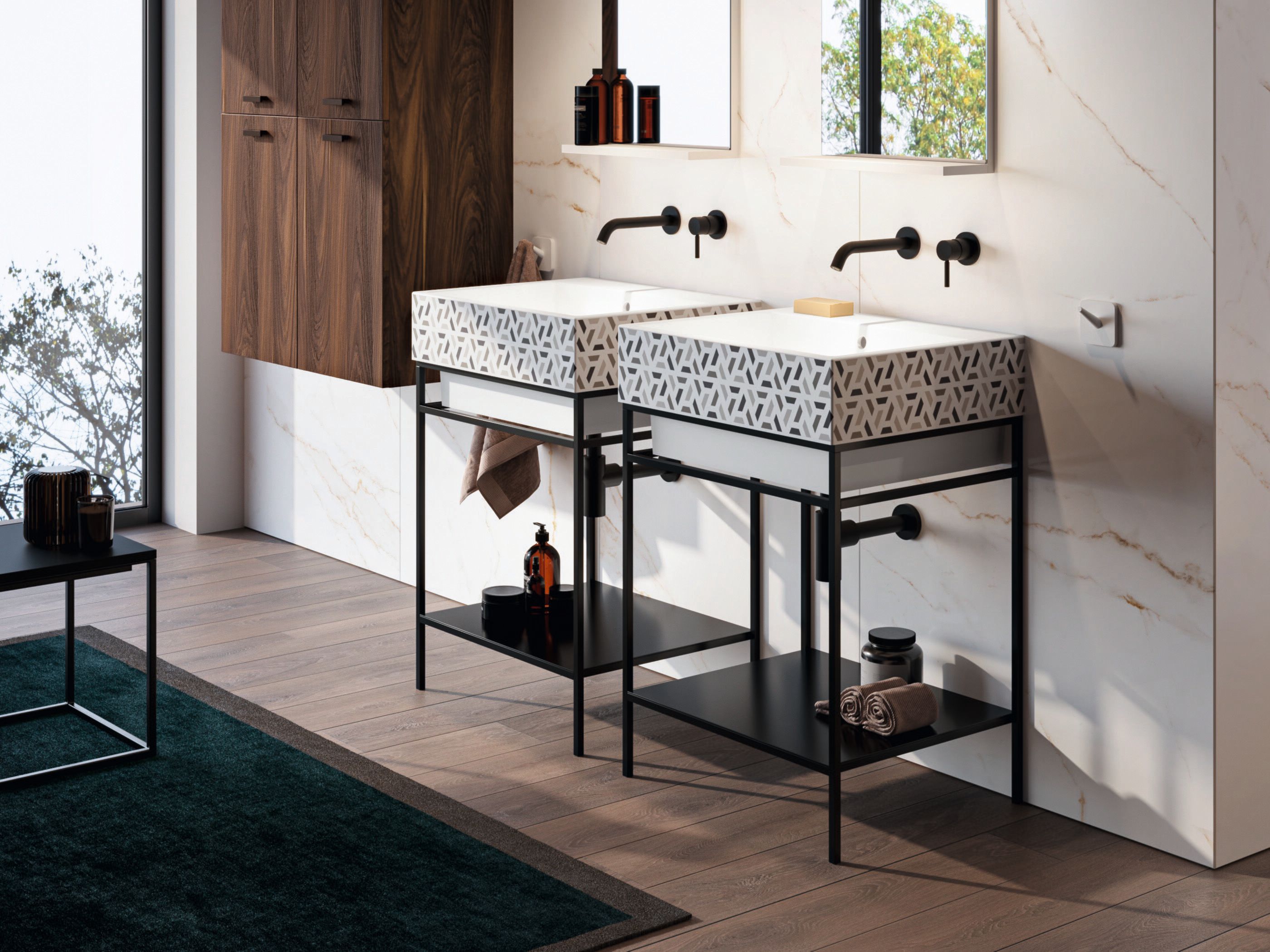 Напольная раковина из нержавеющей стали COLAVENE оборки ARCH-00096214