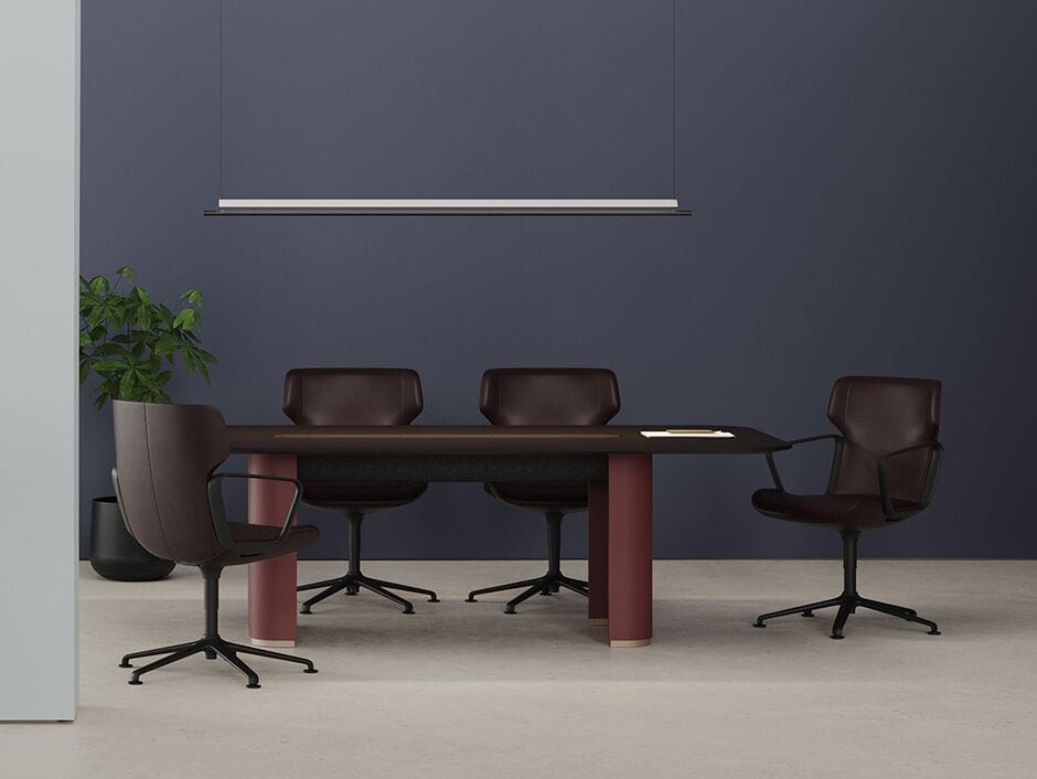 Деревянный прямоугольный стол для совещаний RENZ SPARK ARCH-00152137 - Вид №3