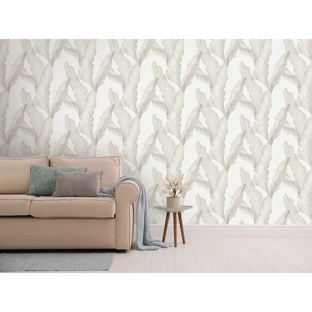 Обои флизелиновые Victoria Stenova Panama бежевые 1.06 м VS285157 STLM-2164058 - Вид №3