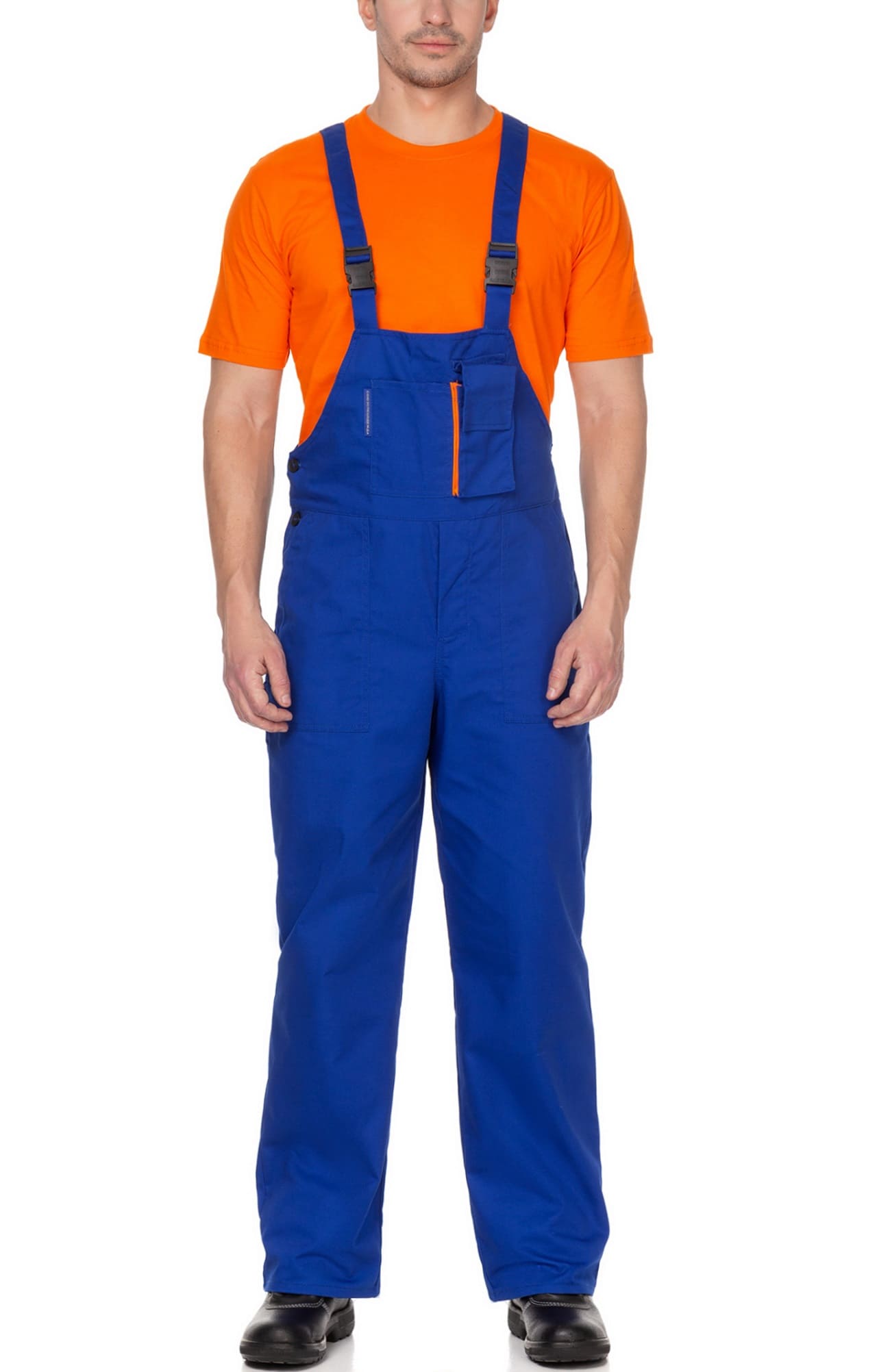 65617 Полукомбинезон "Эксперт-2" василек  Летняя спецодежда  размер 48-50/182-188  - Вид №3