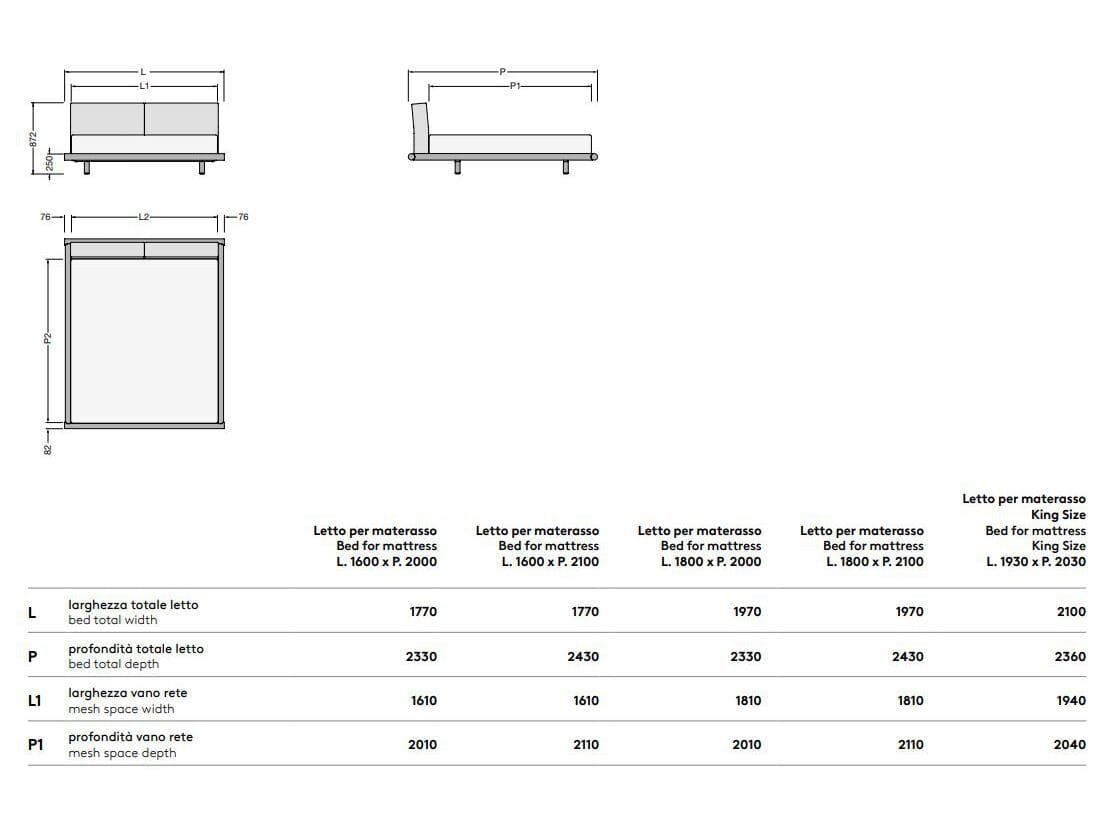 Двуспальная кровать с мягким изголовьем Porro IRO ARCH-00029472 - Вид №13