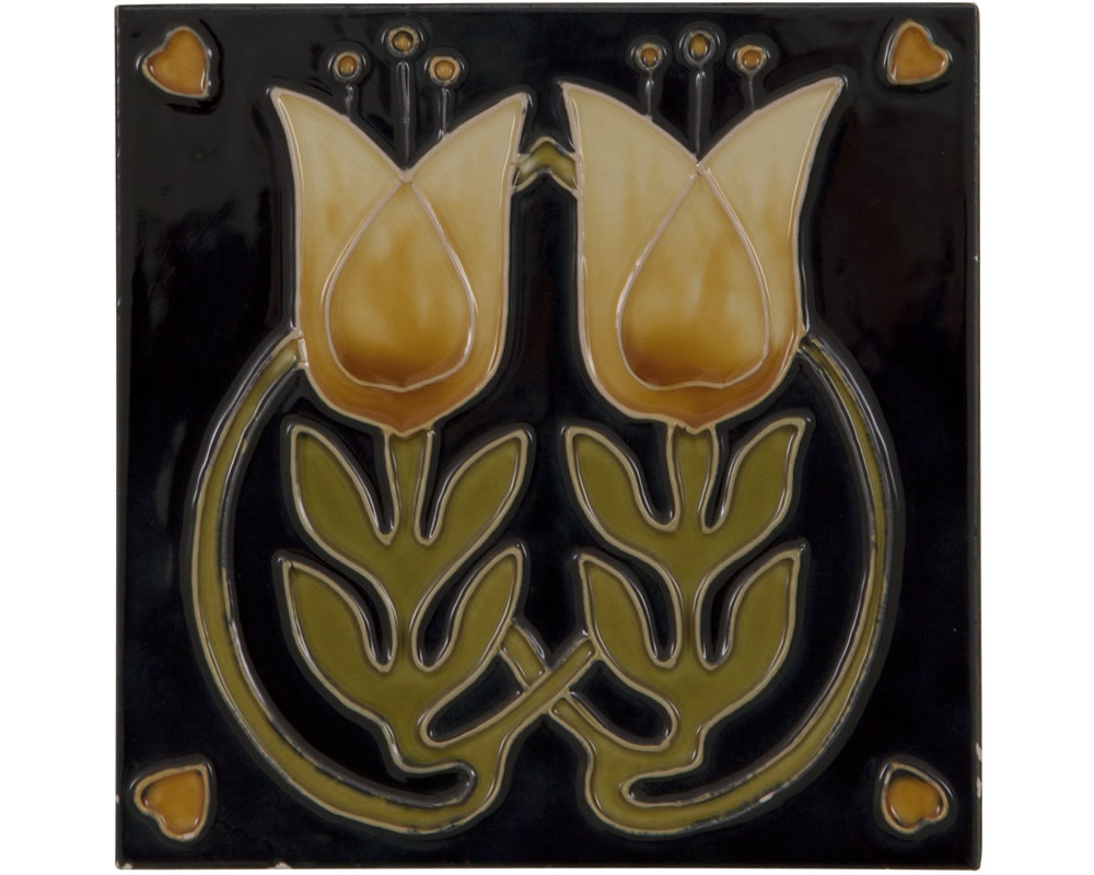 LGC092 Набор из 10 плиток кремового / желтого цветов Сarronheating 