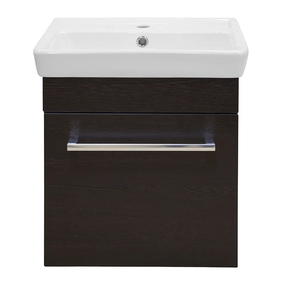 Тумба под раковину подвесная Aquaton Поль Т 50.7 см цвет венге STLM-2077499