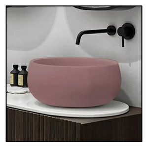 BATOCP Накладная раковина на столешницу  круглая Ceramica Cielo