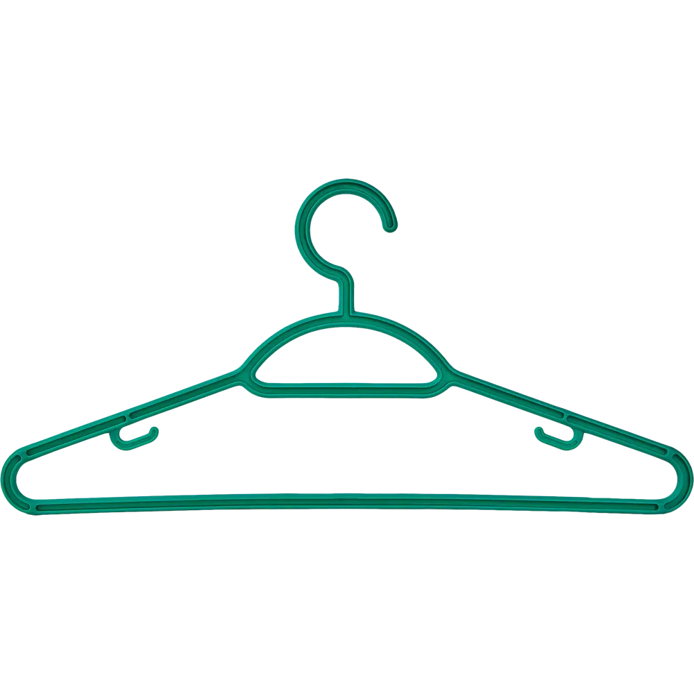 Плечики Martika 42x20.6 см полипропилен цвет зелёный STLM-2091706