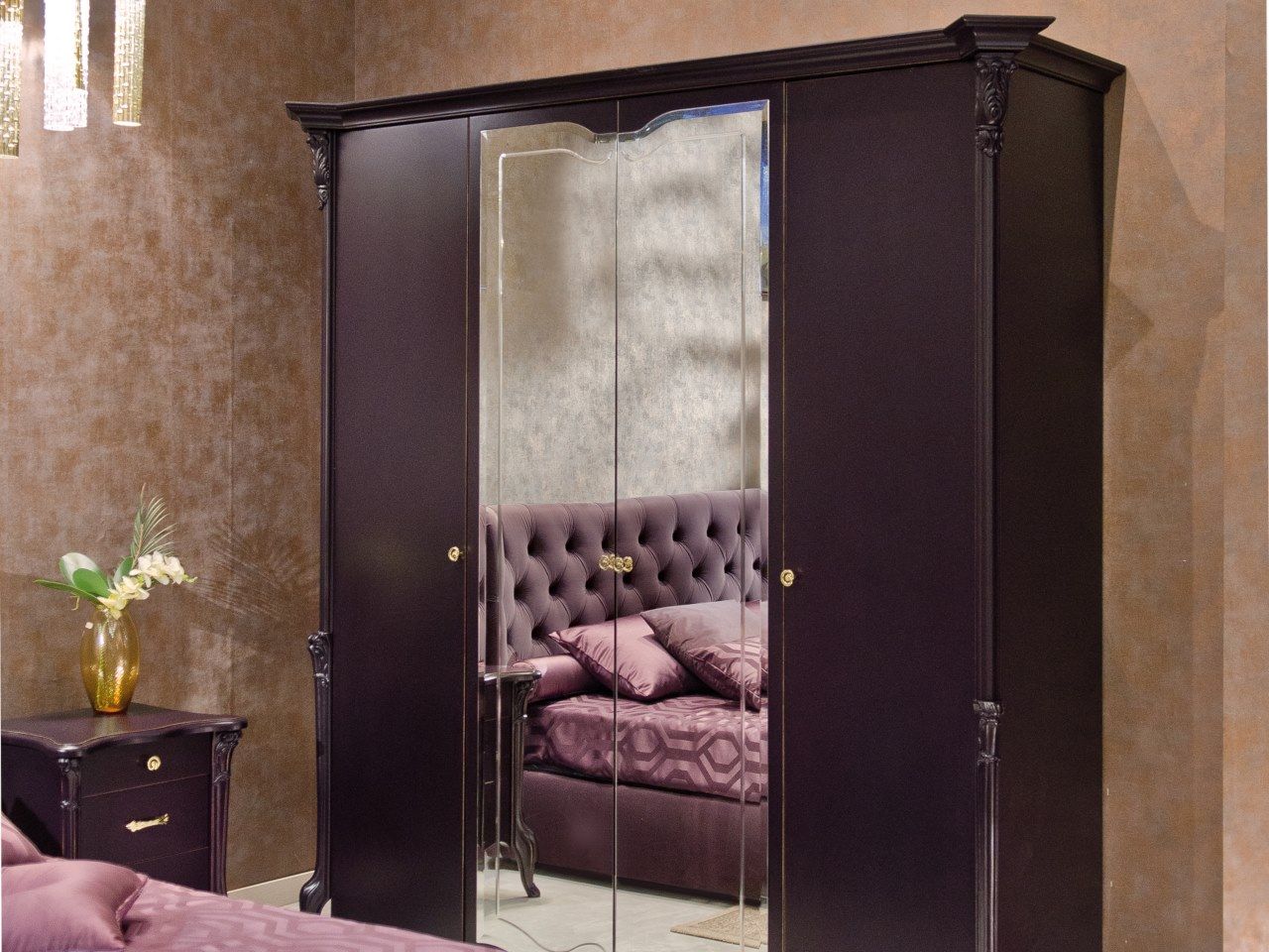 Деревянный шкаф с зеркалом CASA +39 City ARCH-00070181