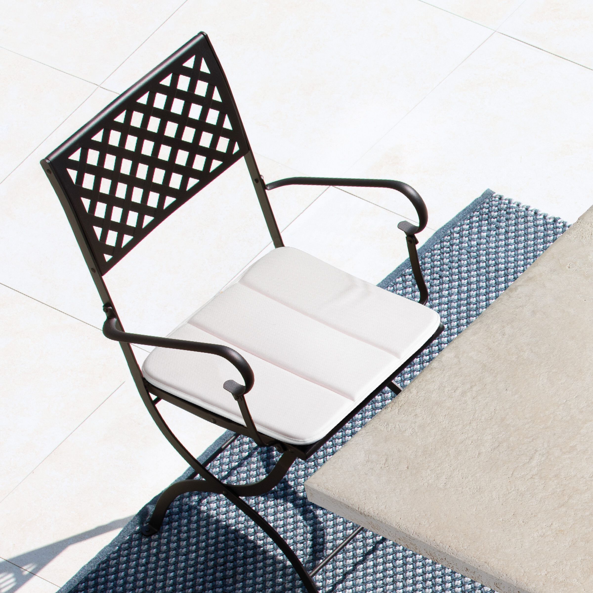 Ткань сплошной цвет подушка для стула VELTHA® MOTUS ARCH-00056997 - Вид №1