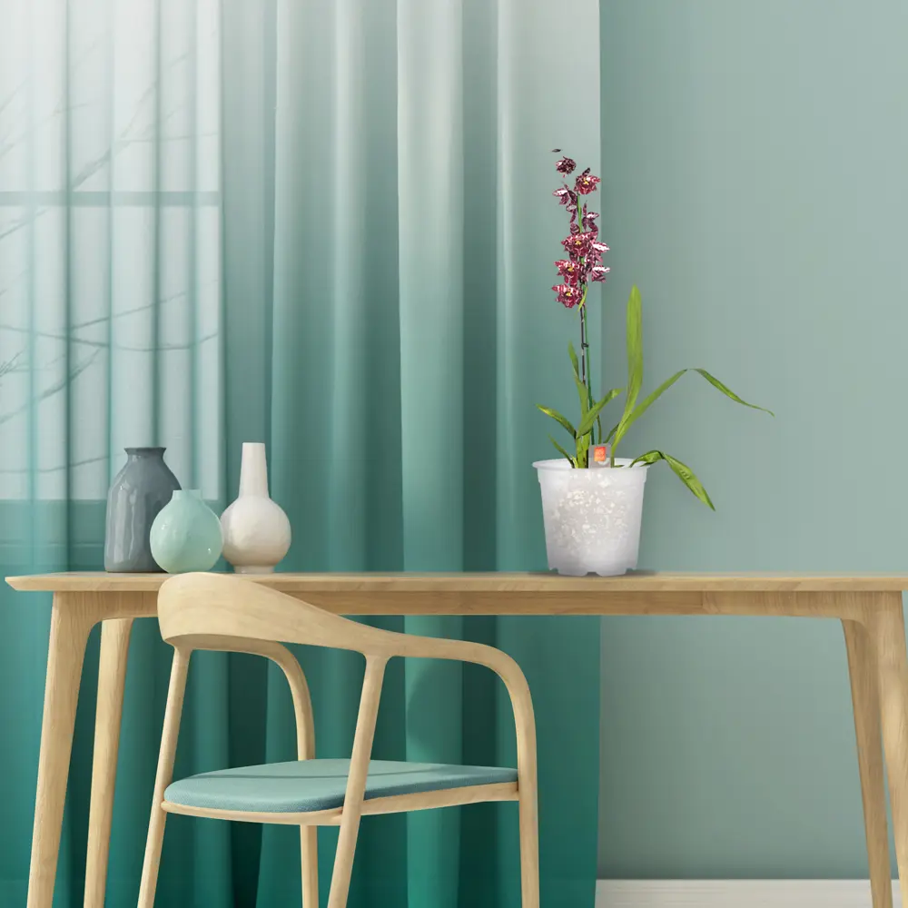 Горшок цветочный для орхидей Газонcity ø17 h15 см v2.1 л пластик прозрачный STLM-2195079 - Вид №2