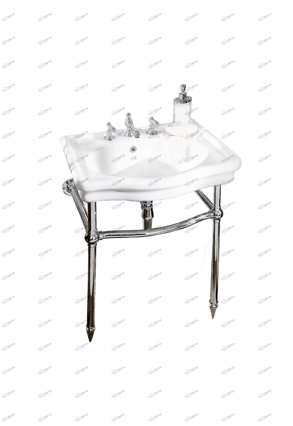 GH100211 Напольная раковина стоящая овальная Gentry Home Coventry