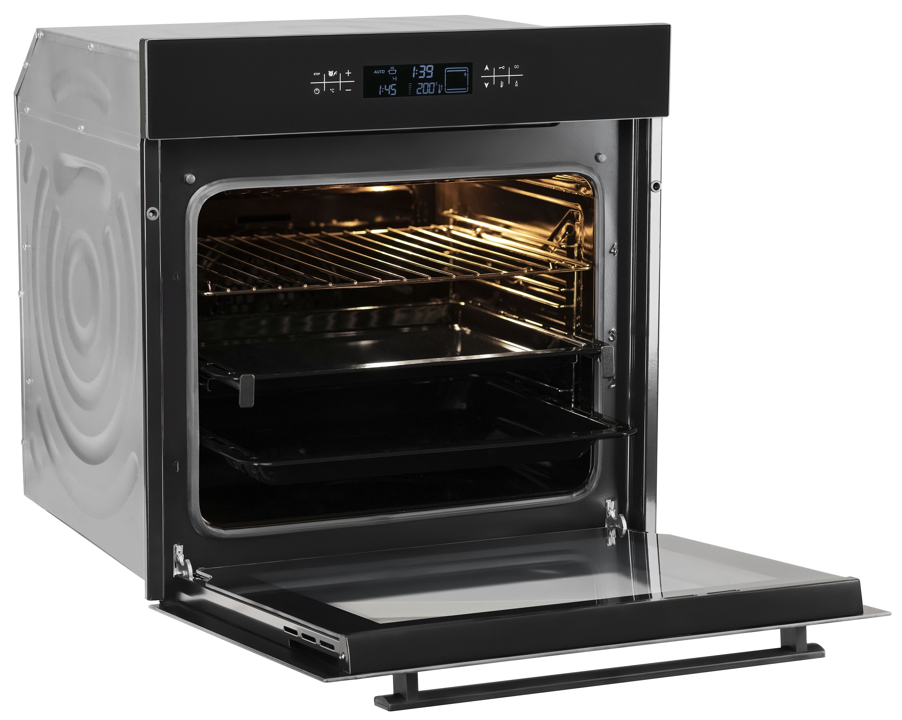 9954130 Электрический духовой шкаф Zigmund & Shtain E 155 B черный STDN-0035511 - Вид №2