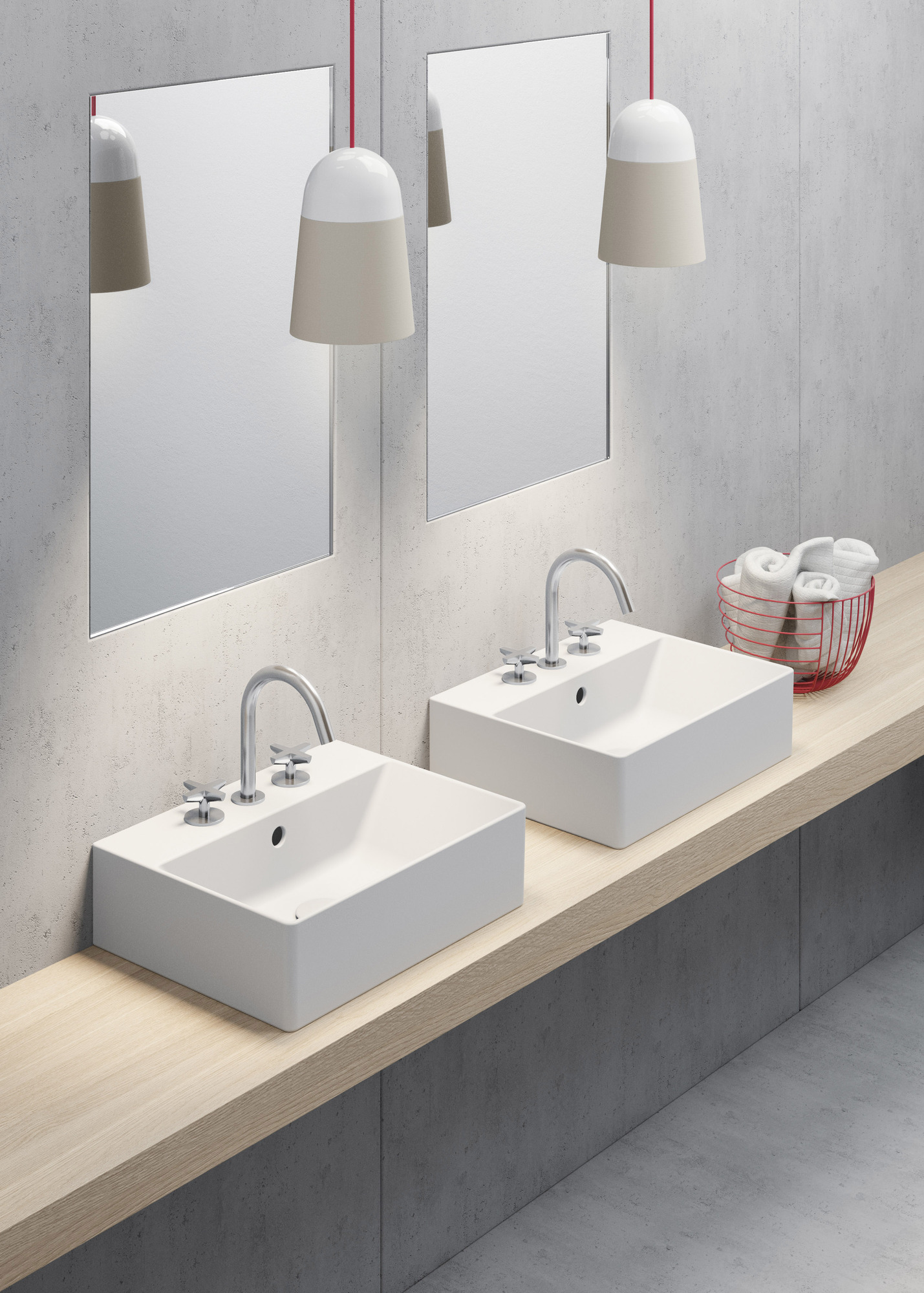 9485109 Подвесная раковина настенная овальная GSI ceramica  белая  - Вид №2