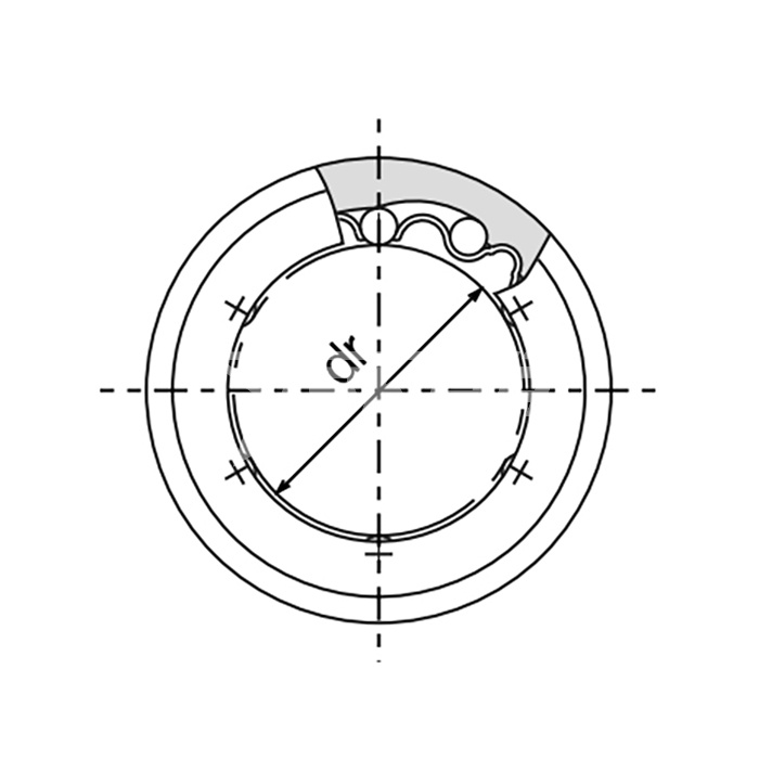 IS660 Линейный подшипник LM50-L-UU ISKRA  - Вид №2
