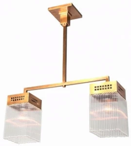 Patinas Lighting Подвесной светильник ручной работы из латуни Hoffmann