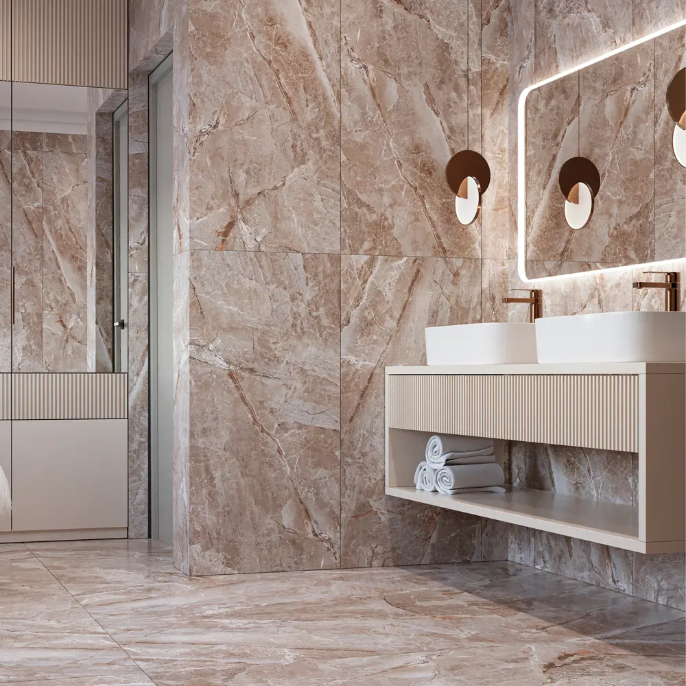 Глазурованный керамогранит Abgres Aquafina 60x120 см 1.44 м² матовый цвет коричневый 89461845 STLM-2028364 Santreyd