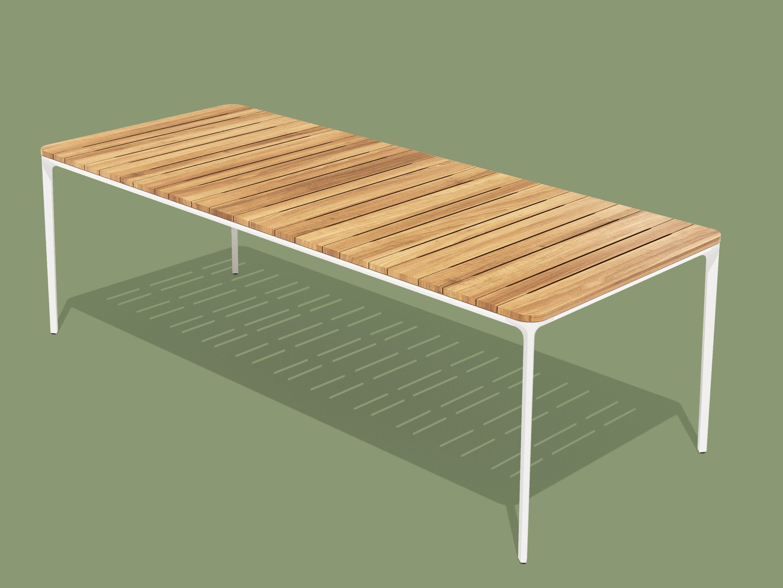 Прямоугольный садовый стол из тикового дерева Sovet Italia ARCH-00085162 - Вид №11