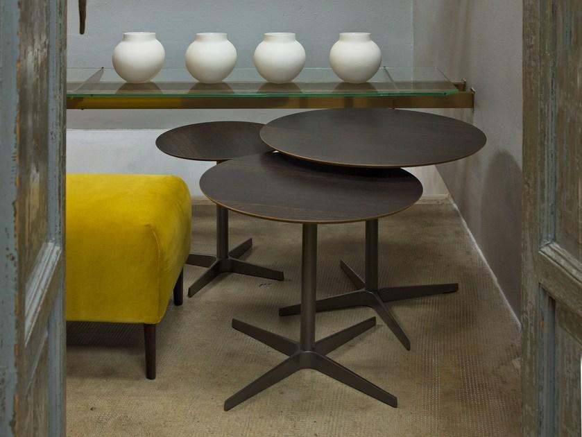 Verzelloni Круглый кожаный журнальный столик Club sun-id-1515722 - Вид №1